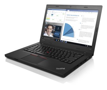 Lenovo ThinkPad L460 Intel® Core™ i5 i5-6200U Computer portatile 35,6 cm (14") Full HD 4 GB DDR3L-SDRAM 192 GB SSD Windows 7 Professional Nero