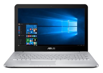 ASUS VivoBook Pro N552VW-FY136T Intel® Core™ i7 i7-6700HQ Computer portatile 39,6 cm (15.6") Full HD 16 GB DDR4-SDRAM 1 TB HDD NVIDIA® GeForce® GTX 960M Windows 10 Home Marrone, Argento