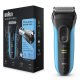 Braun Series 3 ProSkin 3040s Rasoio Elettrico Barba A Lamina, Wet&Dry Ricaricabile - Nero/Blu 2