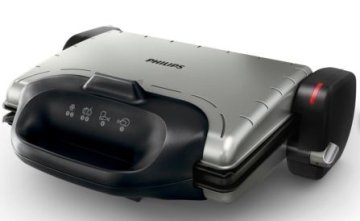 Philips Health Grill da 2000 W con piastra scanalata