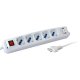 Techly Multipresa 5 Posti Italiana Bipasso con 2 Prese USB (IUPS-PCP-LC2U) 2