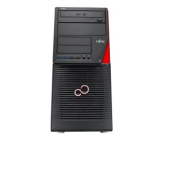 Fujitsu CELSIUS W550 Intel® Core™ i5 i5-6500 4 GB DDR4-SDRAM 1 TB HDD Windows 7 Professional Tower Stazione di lavoro Nero, Rosso