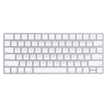 Apple MLA22LB/A tastiera Bluetooth QWERTY Inglese US Argento, Bianco