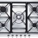 Smeg SE70SGH-5 Acciaio inox Da incasso Gas 5 Fornello(i) 2