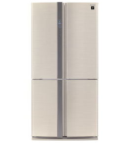 Sharp Home Appliances SJ-FP810VBE frigorifero side-by-side Libera installazione 605 L Beige