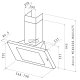 Elica ELEKTRA IX/F/80 Cappa aspirante a parete Acciaio inox 900 m³/h 4