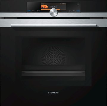 Siemens HN678G4S1 forno 67 L Nero, Acciaio inox