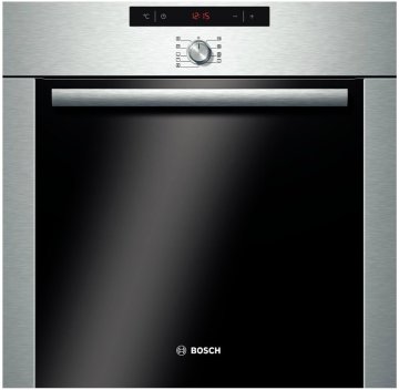 Bosch HBA64B251F forno 60 L 3580 W A Nero, Acciaio inossidabile