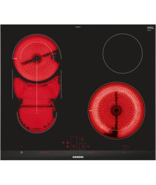 Siemens ET675LMP1D piano cottura Nero Da incasso Ceramica 4 Fornello(i)