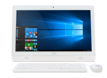 Acer Aspire Z1-612 Intel® Celeron® J3060 49,5 cm (19.5") 1600 x 900 Pixel 4 GB DDR3L-SDRAM 500 GB HDD PC All-in-one Windows 10 Home Wi-Fi 5 (802.11ac) Bianco
