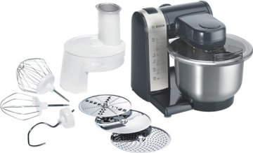 Bosch MUM48A1 robot da cucina 600 W 3,9 L Antracite, Argento