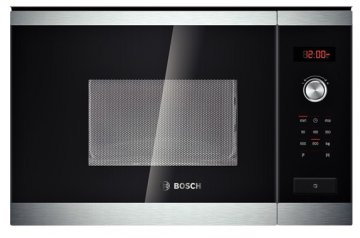 Bosch HMT75M654 forno a microonde Da incasso 20 L 800 W Nero, Acciaio inossidabile
