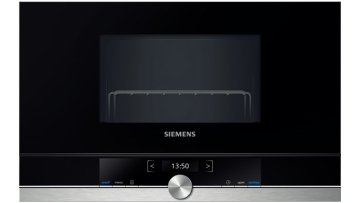 Siemens BE634RGS1 forno a microonde Da incasso 21 L 900 W Nero, Acciaio inossidabile