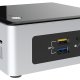 Intel NUC BOXNUC5CPYH barebone per PC/stazione di lavoro UCFF Nero, Argento N3060 BGA 1170 1,6 GHz 2