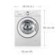 Samsung WF0800NCE lavatrice Caricamento frontale 8 kg 1000 Giri/min Bianco 9