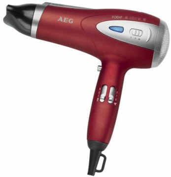 AEG HTD 5584 asciuga capelli 2200 W Rosso