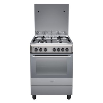 Hotpoint H6TMH2AF (X) IT Cucina Elettrico Gas Acciaio inossidabile A