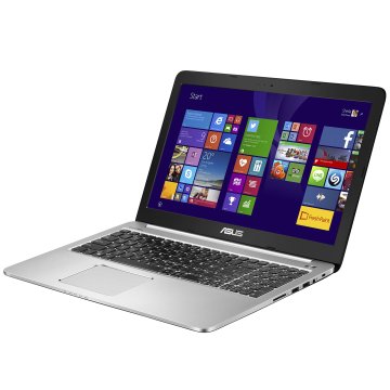 ASUS K501UX-DM085T laptop Intel® Core™ i7 i7-6500U Computer portatile 39,6 cm (15.6") Full HD 12 GB 1 TB HDD NVIDIA® GeForce® GTX 950M Wi-Fi 4 (802.11n) Windows 10 Home Grigio
