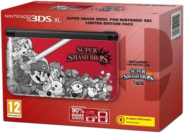 Nintendo 3DS XL Super Smash Bros. Ltd Ed console da gioco portatile 12,4 cm (4.88") Touch screen Wi-Fi Rosso