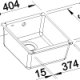 BLANCO SUBLINE 375-U Lavello sottopiano Quadrato Ceramica 5