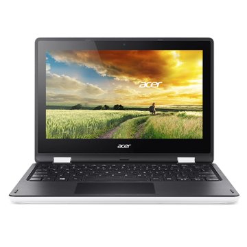 Acer Aspire R 11 R3-131T-P310 Computer portatile 29,5 cm (11.6") Touch screen HD Intel® Pentium® N3700 4 GB DDR3L-SDRAM 32 GB Flash Wi-Fi 5 (802.11ac) Windows 10 Home Nero, Bianco