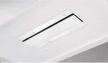NOVY 878 cappa aspirante Integrato a soffitto Trasparente, Bianco 960 m³/h