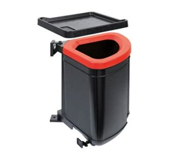 Franke Sorter Pivot 35 L Rettangolare Plastica Nero, Rosso