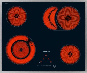 Miele KM 5812 Nero Da incasso Ceramica 4 Fornello(i)