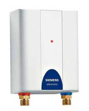 Siemens DE06111 scaldabagno Verticale Senza serbatoio (istantaneo) Bianco