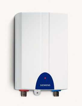 Siemens DH06111 scaldabagno Verticale Senza serbatoio (istantaneo) Bianco