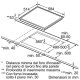 Siemens EH645BE18E piano cottura Nero, Acciaio inossidabile Da incasso Piano cottura a induzione 4 Fornello(i) 6