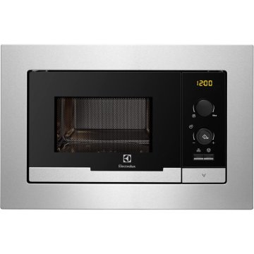 Electrolux EMS20107OX forno a microonde Da incasso Solo microonde 20 L 800 W Nero, Acciaio inox