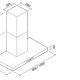 Falmec Plane Top Cappa aspirante a parete Acciaio inox 800 m³/h B 3