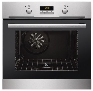 Electrolux EZB3410AOX forno 65 L 2500 W A Nero, Stainless steel