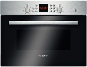 Bosch HBC84H501 forno 44 L 900 W Nero, Acciaio inossidabile