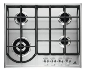 Electrolux EGH6343BOX Stainless steel Da incasso Gas 4 Fornello(i)