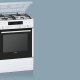 Siemens HX745225 cucina Elettrico Gas Bianco A 5