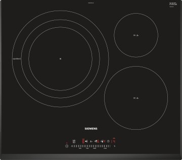 Siemens EH651FDC1E piano cottura Nero Da incasso Piano cottura a induzione 3 Fornello(i)