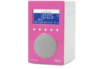 Tivoli Audio PAL+ Portatile Digitale Rosa, Bianco