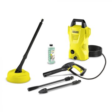 Kärcher K 2 Compact HOME idropulitrice Verticale Elettrico 360 l/h 1400 W Nero, Giallo