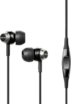 Denon AH-C50MA Cuffie Cablato In-ear Musica e Chiamate Nero, Argento