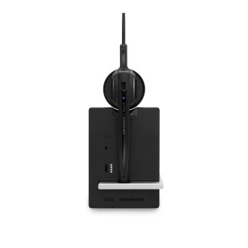 EPOS | SENNHEISER IMPACT D 10 USB ML - EU Auricolare Wireless A clip, A Padiglione, Passanuca Ufficio Nero, Argento