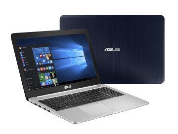 ASUS K501UX-FI311T laptop Intel® Core™ i7 i7-6500U Computer portatile 39,6 cm (15.6") 4K Ultra HD 16 GB DDR4-SDRAM 1,13 TB HDD+SSD NVIDIA® GeForce® GTX 950M Wi-Fi 5 (802.11ac) Windows 10 Home Blu, Acc