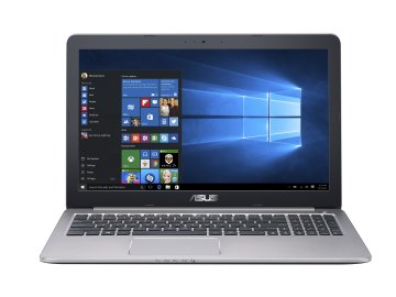 ASUS K501UQ-DM012T laptop Intel® Core™ i7 i7-6500U Computer portatile 39,6 cm (15.6") Full HD 8 GB DDR4-SDRAM 1 TB HDD NVIDIA® GeForce® 940MX Wi-Fi 4 (802.11n) Windows 10 Grigio, Metallico