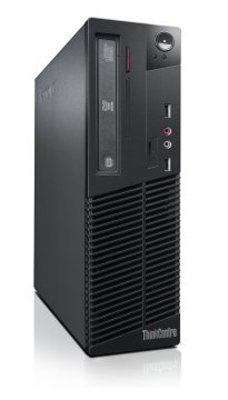 Lenovo ThinkCentre M73 Intel® Core™ i7 i7-4790 8 GB DDR3-SDRAM 500 GB HDD Windows 7 Professional SFF PC Nero