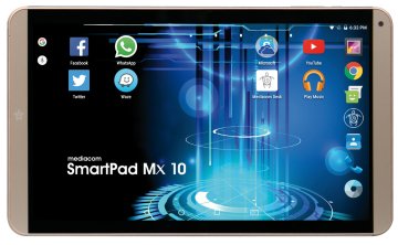 Mediacom SmartPad MX 10 4G 16 GB 25,6 cm (10.1") Mediatek 1 GB Wi-Fi 4 (802.11n) Android 6.0 Oro