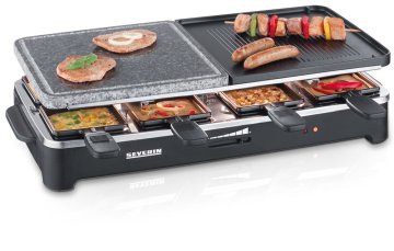 Severin RG 2341 griglia per raclette 1500 W Nero