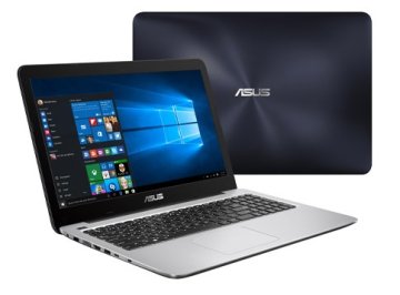 ASUS VivoBook X556UV-XO134T Intel® Core™ i7 i7-6500U Computer portatile 39,6 cm (15.6") 4 GB DDR4-SDRAM 512 GB SSD NVIDIA® GeForce® 920MX Wi-Fi 4 (802.11n) Windows 10 Blu, Grigio
