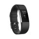 Fitbit Charge 2 OLED Braccialetto per rilevamento di attività Nero, Stainless steel 2