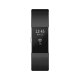 Fitbit Charge 2 OLED Braccialetto per rilevamento di attività Nero, Stainless steel 3